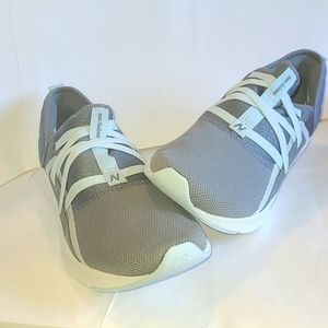 New Balance Womens DynaSoft Beaya Slip Athletic Shoe; Ocean Gray; Size 10